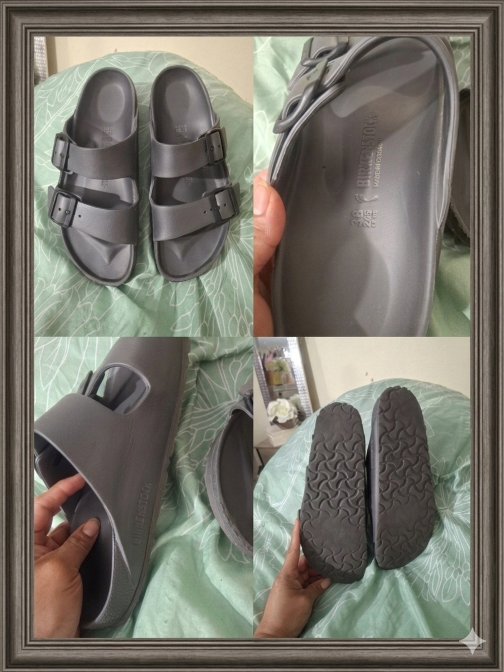 Birkenstock Soft Footbed EVA Sandals - Men's Gray